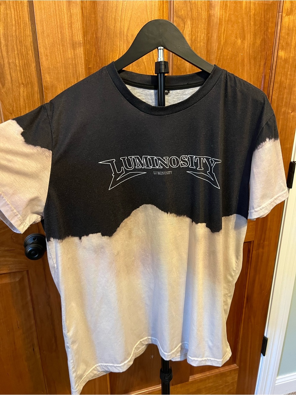 Luminosity Two-Tone Black & Cream Graphic Tee